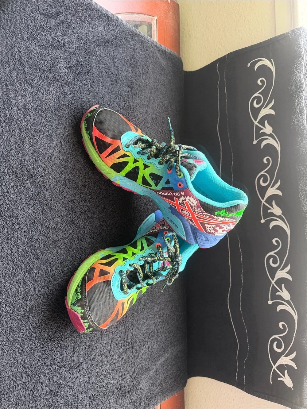 ASICS Women’s Multi-Color Athletic Running Shoes - Bright Teal, Pink & Green